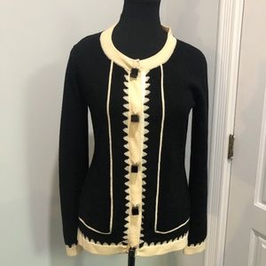 Vintage Classic Milly of New York Luxury Designer Wool Cardigan